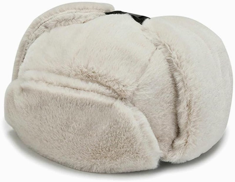 Bagkeak Warm Trapper Hats for Women Men Ushanka Hat Aviator Hat with Ear Flap Russian Hat for Cold Weather Winter Faux Fur Cap - Image 2
